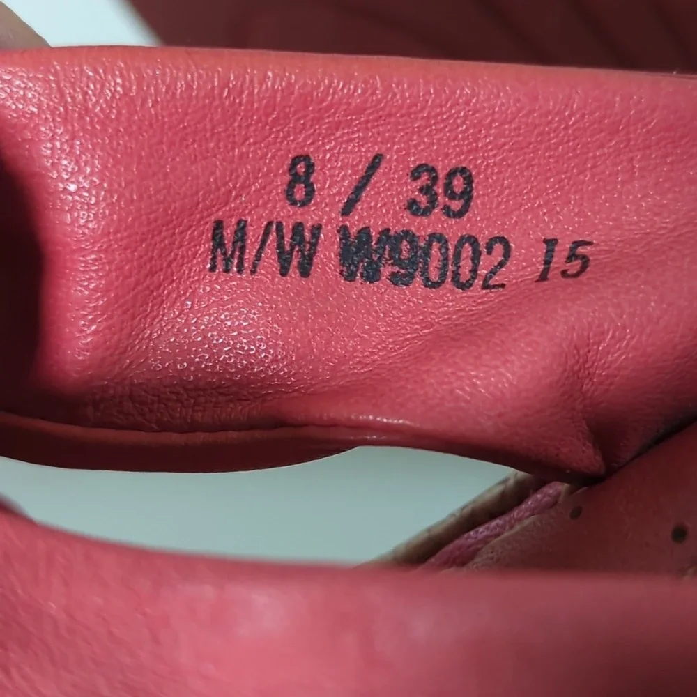 Born Women Driller‎ Cork Coral Pink Platform Wedge Sandals 8  3.5